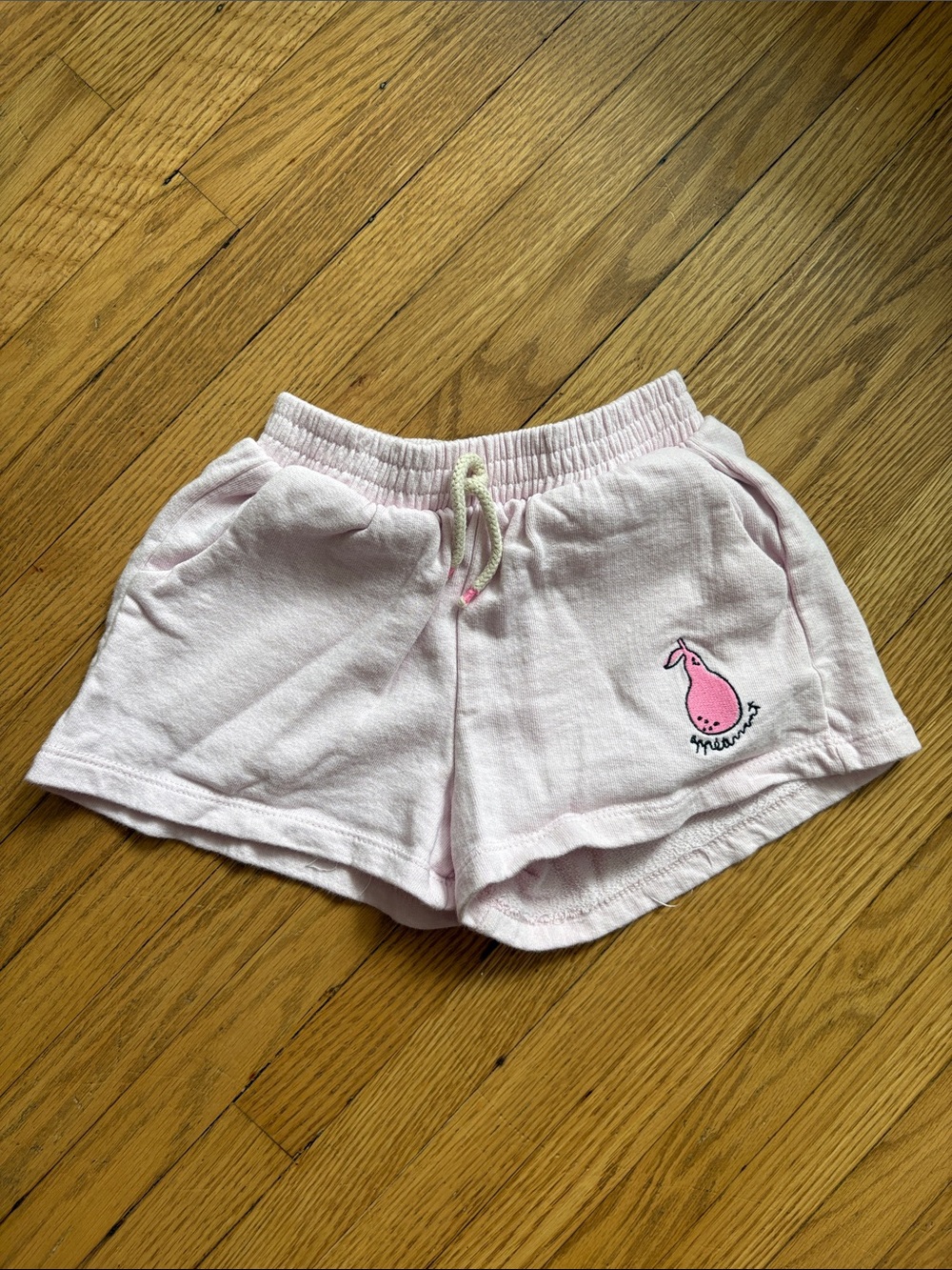 Light Pink Toddler Zara Drawstring Terry Shorts